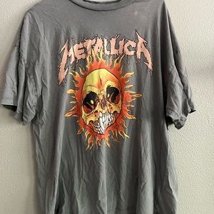 Grey Metallica Shirt